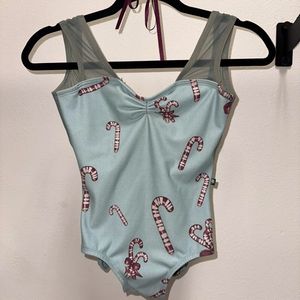 Luckyleo Mint green with candy cane Leotard